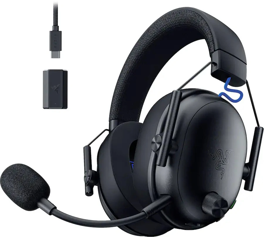 Ausinės Razer BlackShark V3, skirta PlayStation, juoda