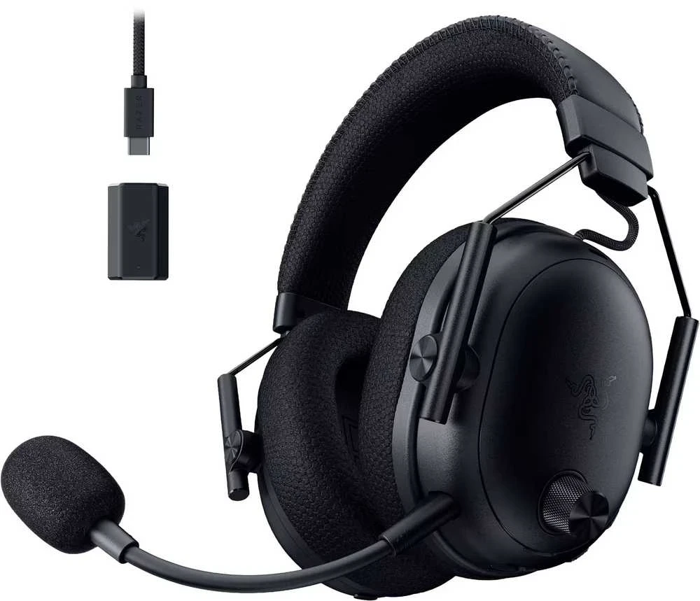 Razer Blackshark V3 Pro juodos belaidės ausinės su mikrofonu