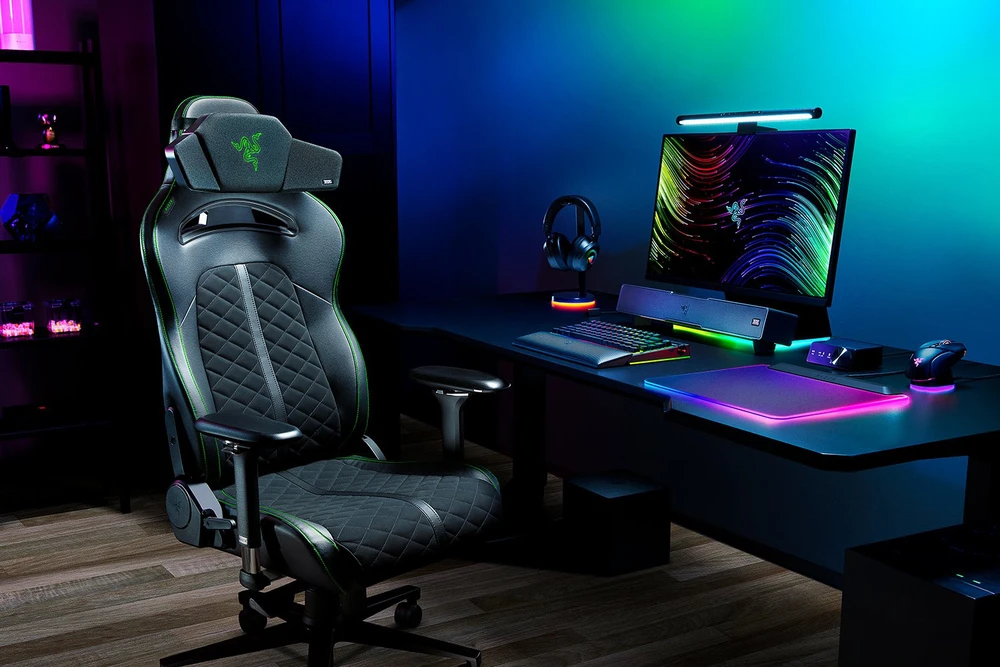 „Razer THX Spatial“ garso įrašymo belaidžio garsiakalbio galvos pagalvėlė | „Clio“