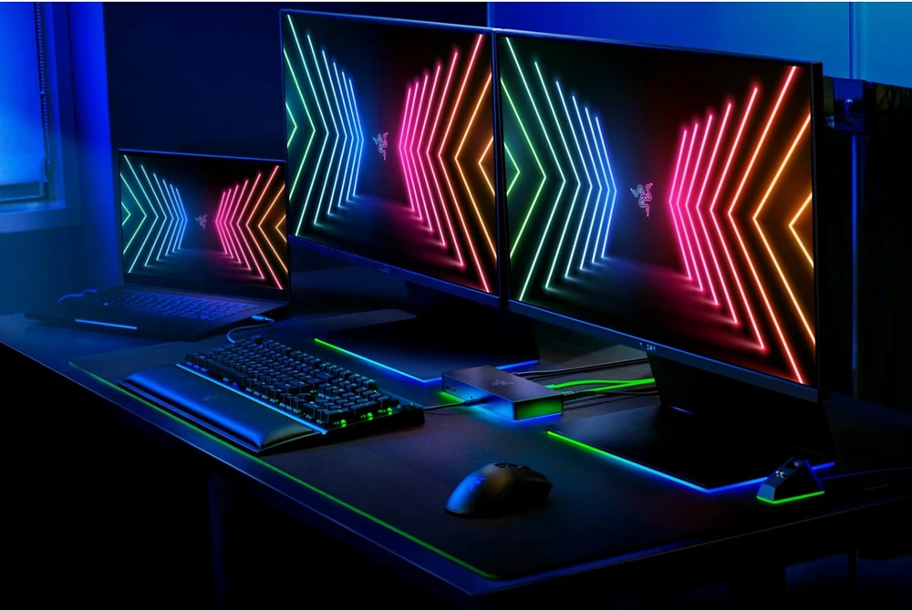 Jungčių stotelė Razer Thunderbolt™ 4 Dock Chroma, juodos spalvos