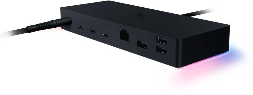 Jungčių stotelė Razer Thunderbolt™ 4 Dock Chroma, juodos spalvos