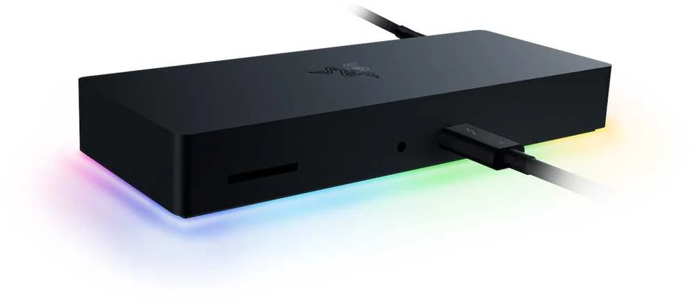 Jungčių stotelė Razer Thunderbolt™ 4 Dock Chroma, juodos spalvos
