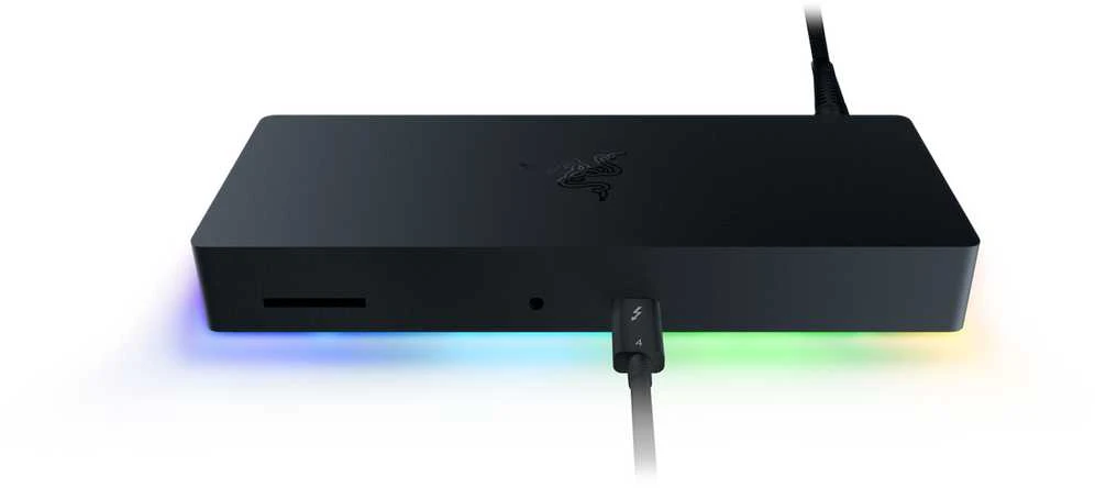 Jungčių stotelė Razer Thunderbolt™ 4 Dock Chroma, juodos spalvos