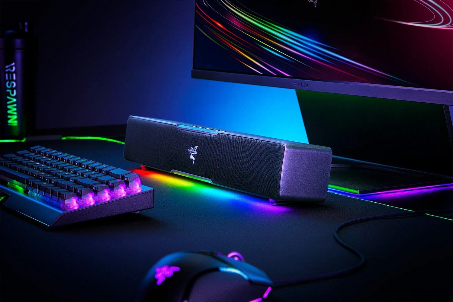 Razer Leviathan V2 X, juodos spalvos