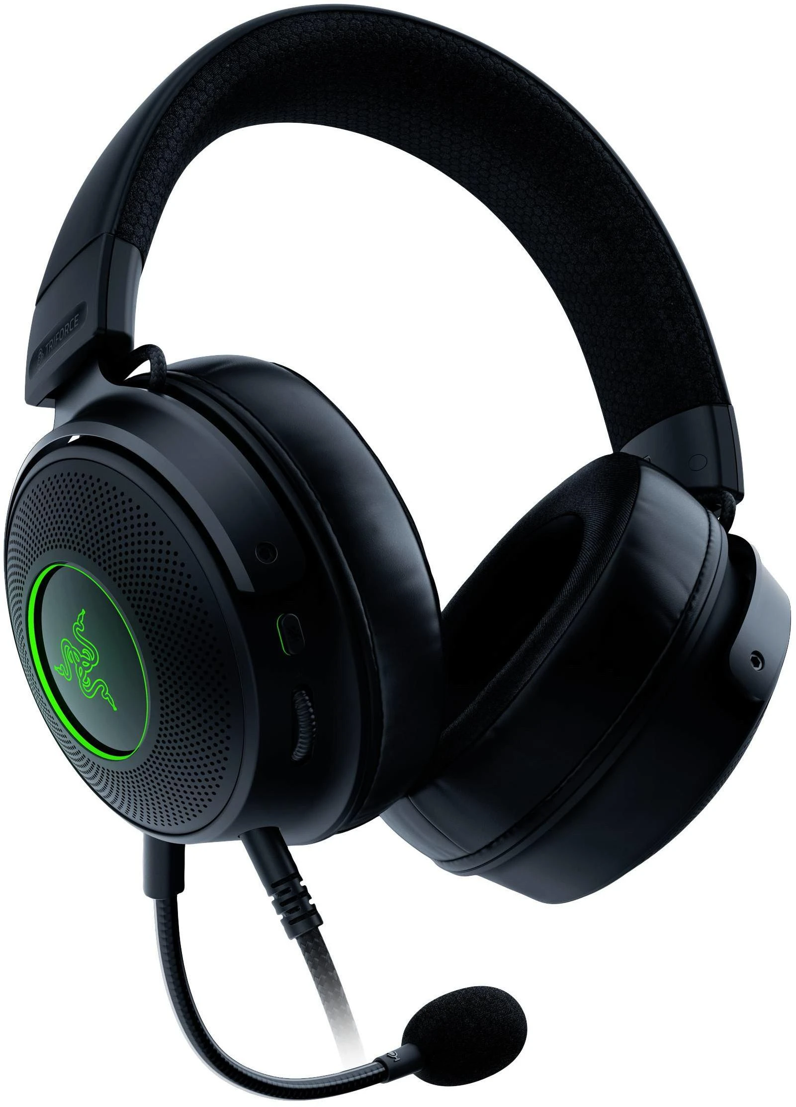 Žaidimų Ausinės Razer Kraken V3, USB jungtis, Chroma RGB, Juodos