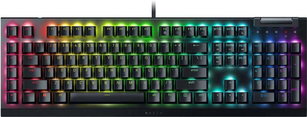 Klaviatūra Razer - Blackwidow V4 X - žalias jungiklis - Nordic