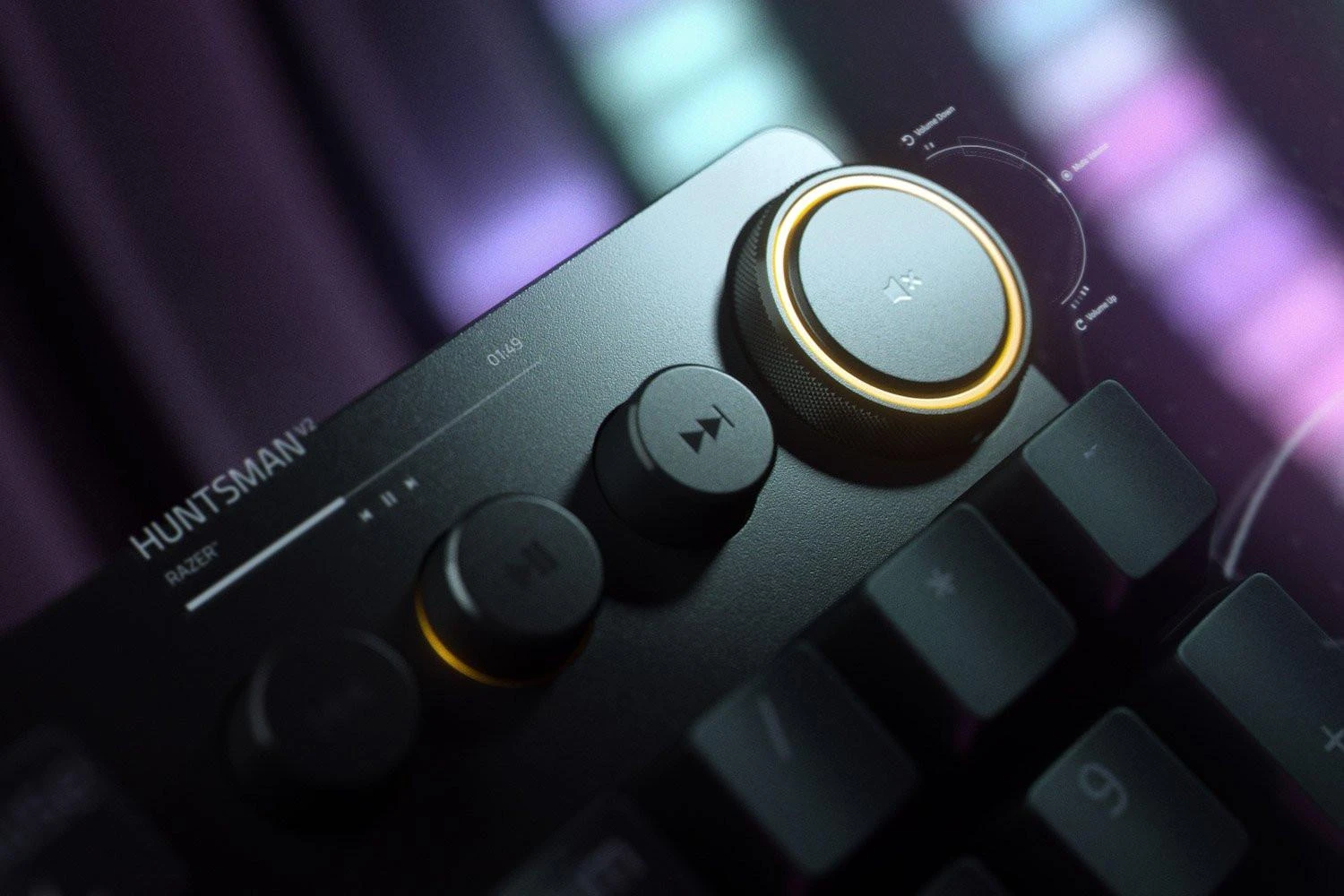 Razer Huntsman V2 Optinė Klaviatūra žaidimams RGB LED pašvietimas, Nordic išdėstymas, Linear Red Switch