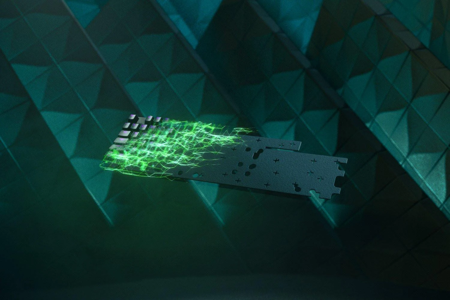 Razer Huntsman V2 Tenkeyless, Optinė Klaviatūra žaidimams, RGB LED pašvietimas, Nordic išdėstymas, Linear Red Switch