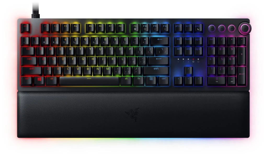 Analoginė Optinė Žaidimų klaviatūra Razer Huntsman V2, US išdėstymas