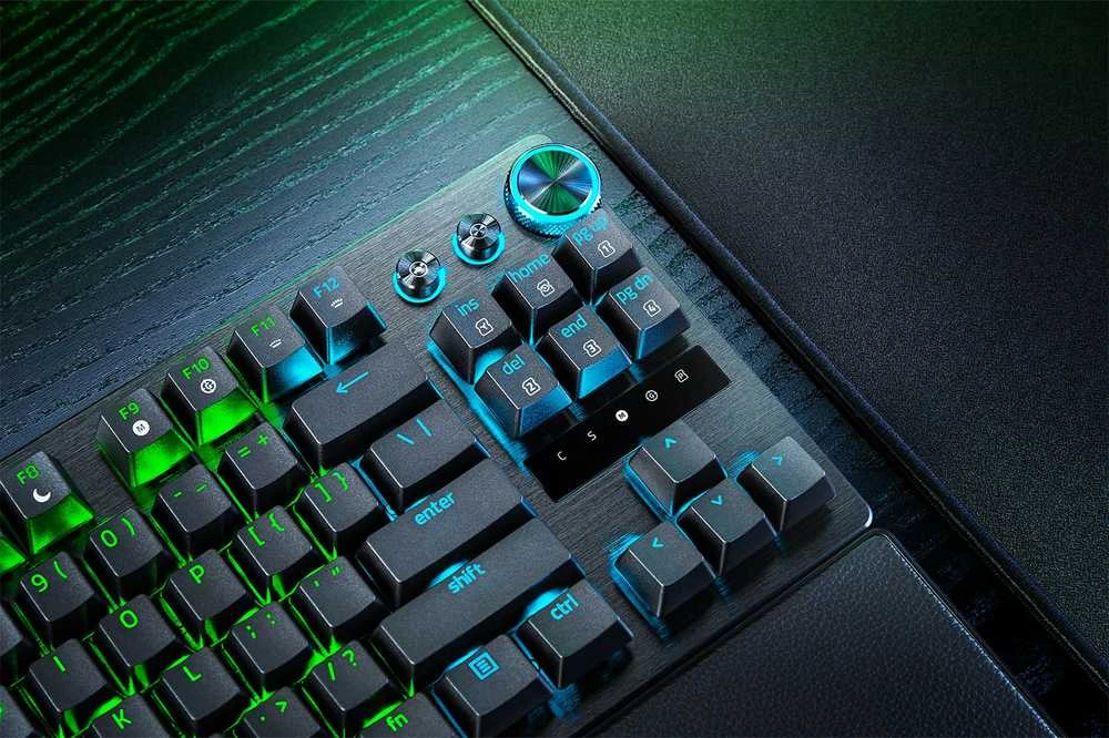 Razer | Huntsman V3 Pro Tenkeyless | Klaviatūra žaidimams | su laidu | Nordic | Analog Optical | Juodas
