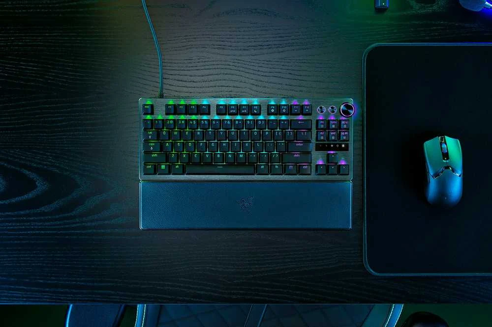 Razer | Huntsman V3 Pro Tenkeyless | Klaviatūra žaidimams | su laidu | Nordic | Analog Optical | Juodas