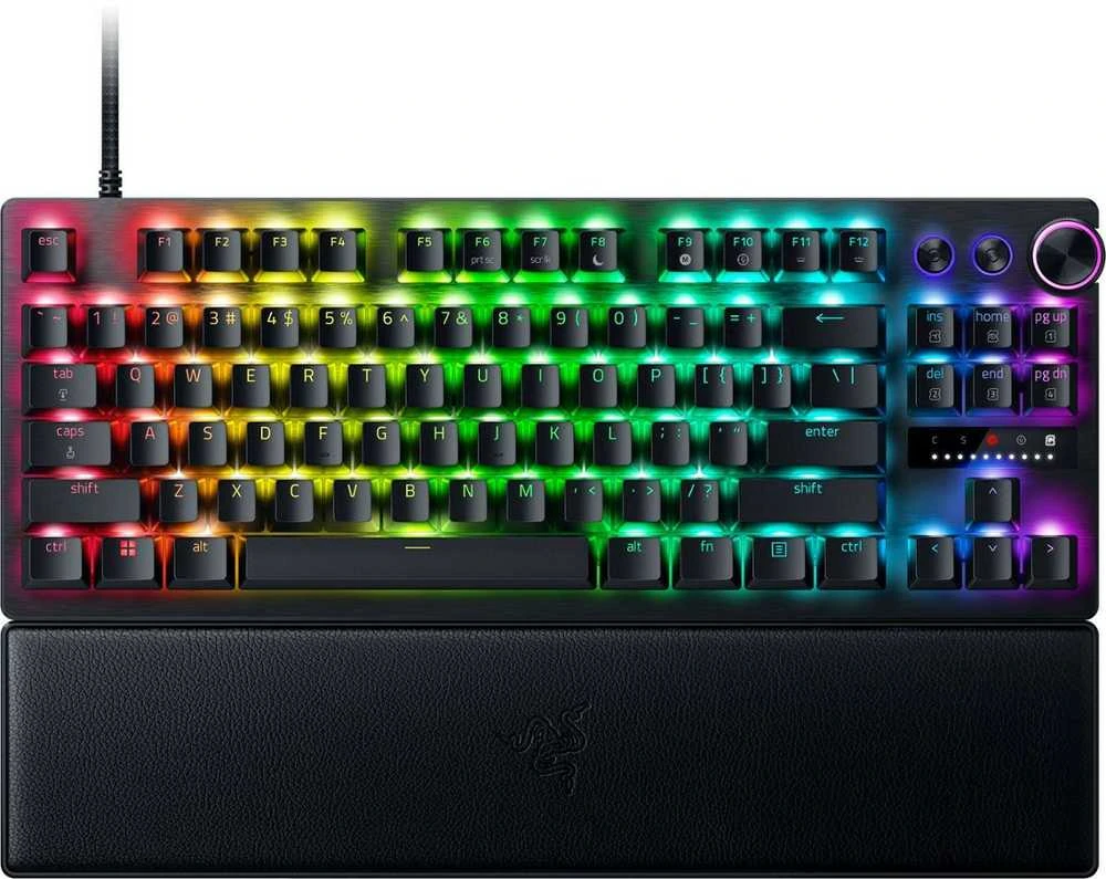 Razer | Huntsman V3 Pro Tenkeyless | Klaviatūra žaidimams | su laidu | Nordic | Analog Optical | Juodas