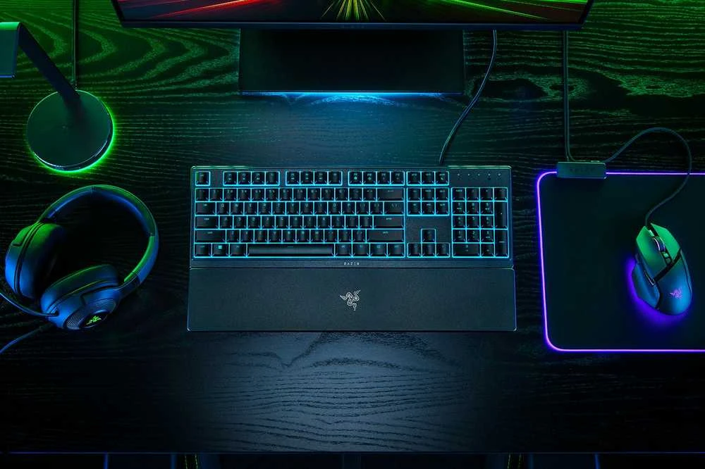 Razer | Klaviatūra žaidimams | Ornata V3 X | Klaviatūra žaidimams | su laidu | RGB LED pašvietimas | NORD | Silent Membrane | Juodas