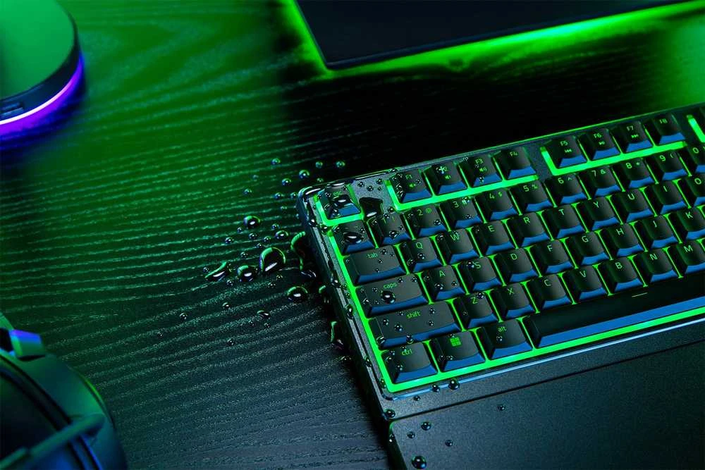 Razer | Klaviatūra žaidimams | Ornata V3 X | Klaviatūra žaidimams | su laidu | RGB LED pašvietimas | US | Silent Membrane | Juodas