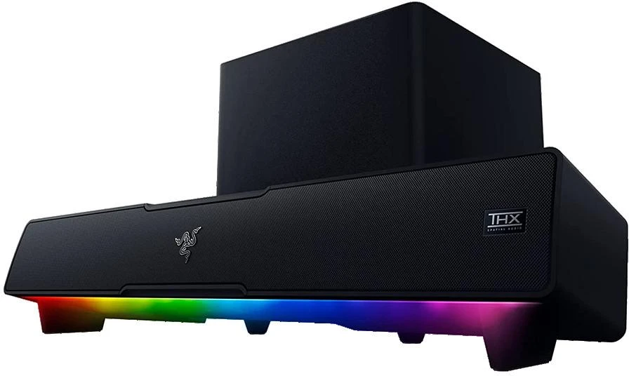 Kompiuterio kolonėlės Razer | Gaming Soundbar | Leviathan V2 | Bluetooth | Belaidė jungtis | Juodas