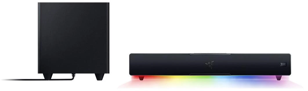 Kompiuterio kolonėlės Razer | Gaming Soundbar | Leviathan V2 | Bluetooth | Belaidė jungtis | Juodas