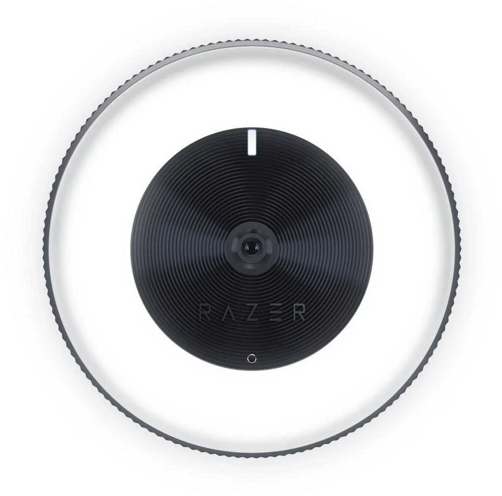 Internetinė kamera Razer Kiyo - Streaming Camera with Ring Lighting (USB Webcam, HD Video 720p, 60 FPS, Compatible with Open Broadcaster Software, Xsplit, Autofocus, Camera Clip, Tripod Connection) Juodas