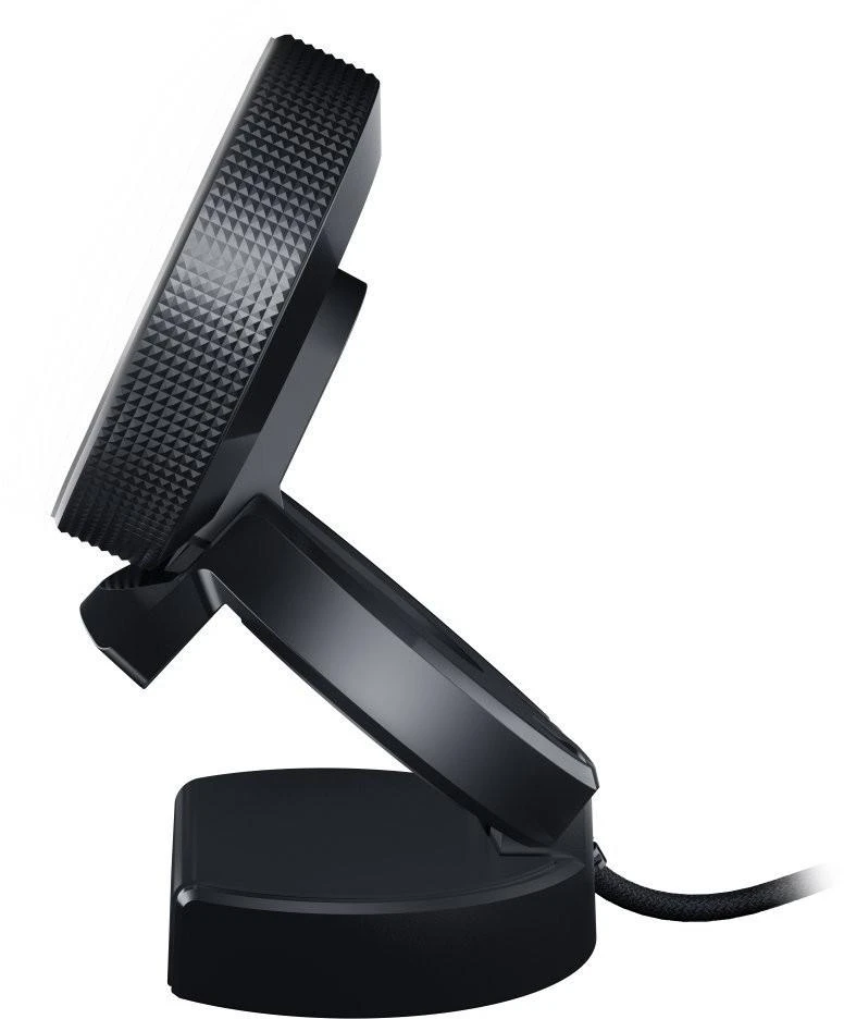 Internetinė kamera Razer Kiyo - Streaming Camera with Ring Lighting (USB Webcam, HD Video 720p, 60 FPS, Compatible with Open Broadcaster Software, Xsplit, Autofocus, Camera Clip, Tripod Connection) Juodas
