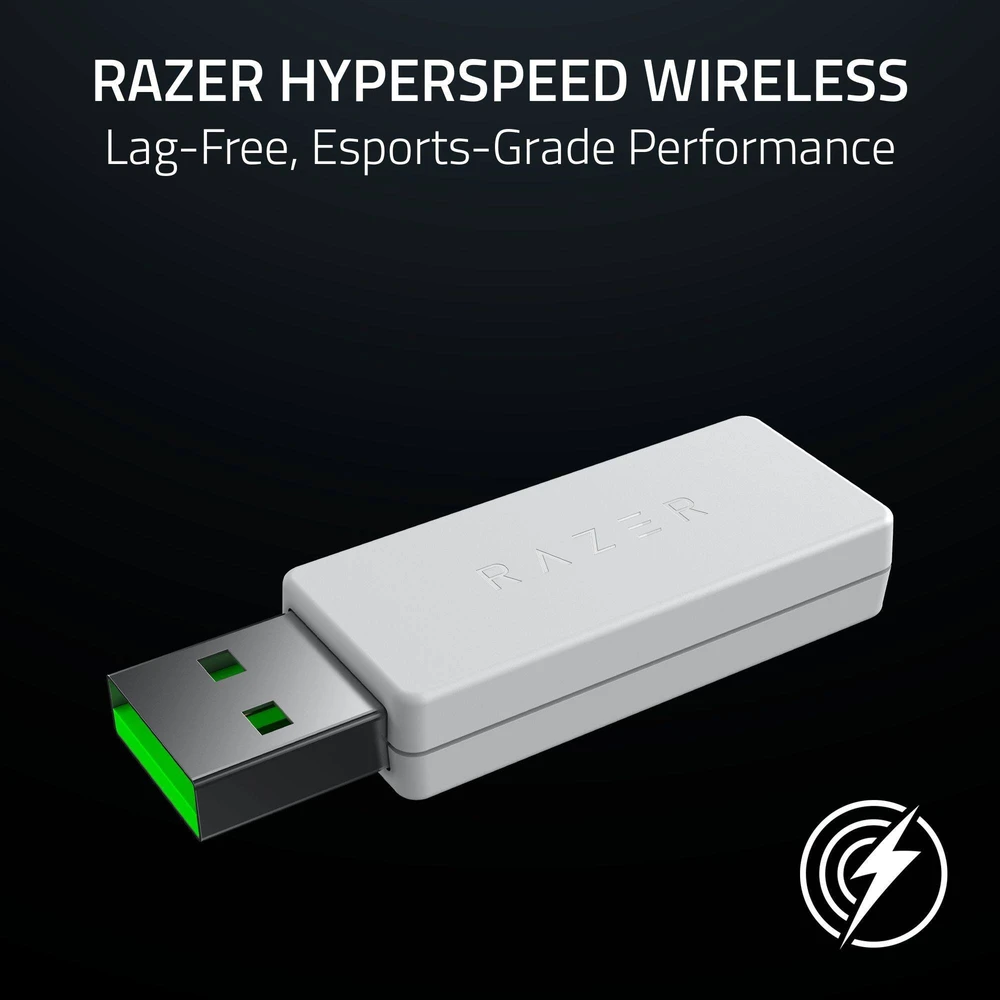 „Razer“ belaidis eSporto valdiklis, skirtas „PlayStation 5“ ir asmeniniam kompiuteriui | „Raiju V3 Pro“ | „Baltas“