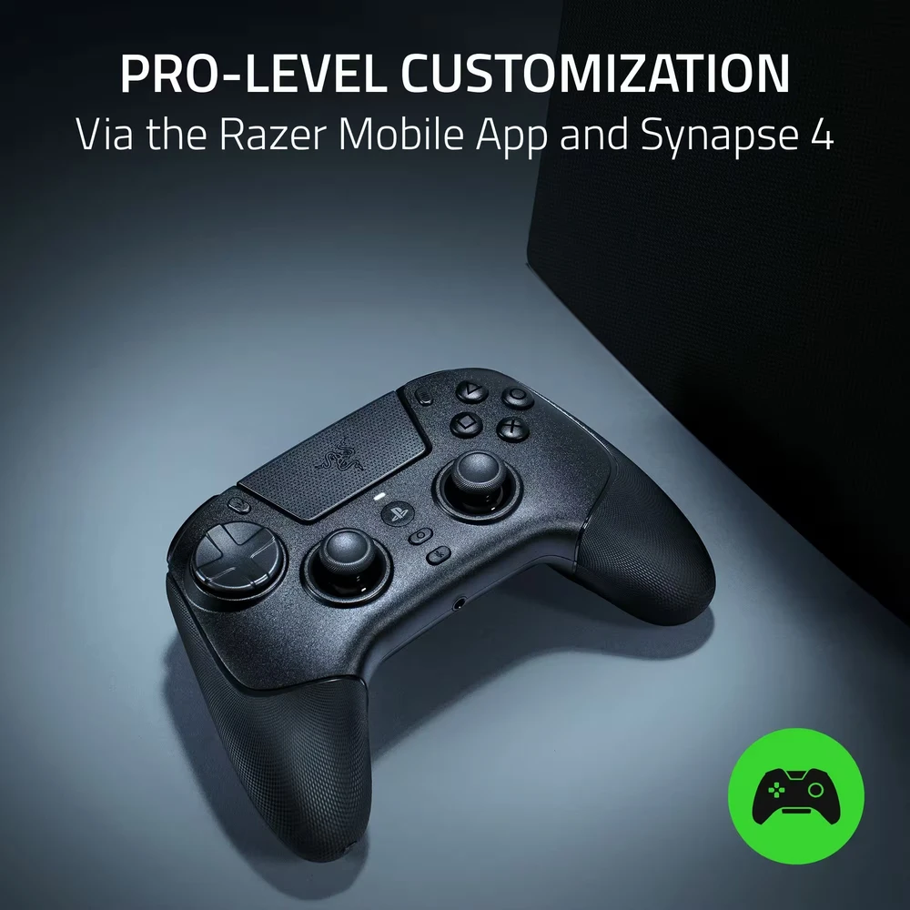 Razer Gaming Controller | Raiju V3 Pro for PS5 & PC | Juodas
