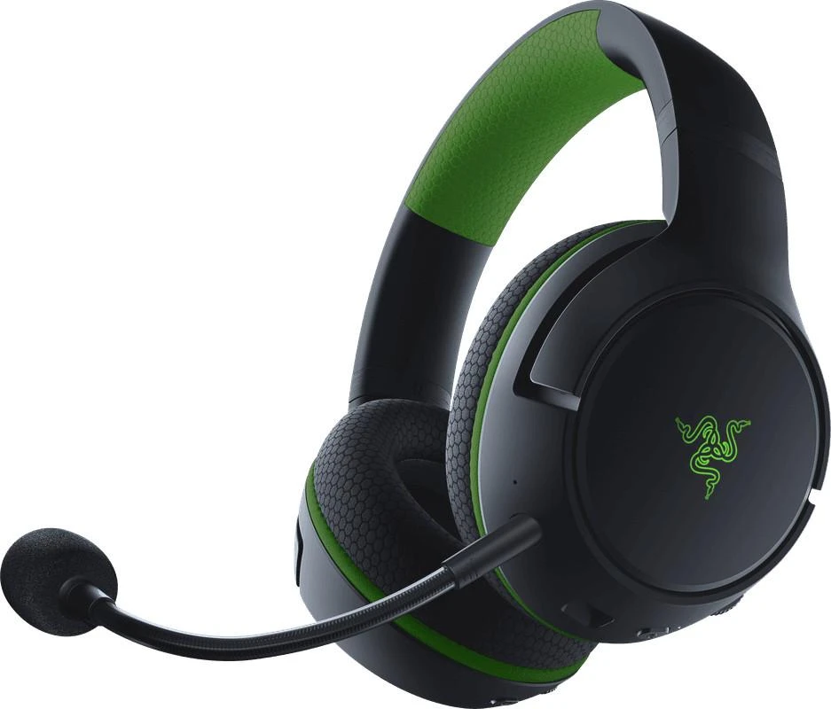 Belaidės žaidimų ausinės Razer Kaira Pro, skirtos Xbox Series X ir mobiliems Xbox žaidimams, Juodos spalvos