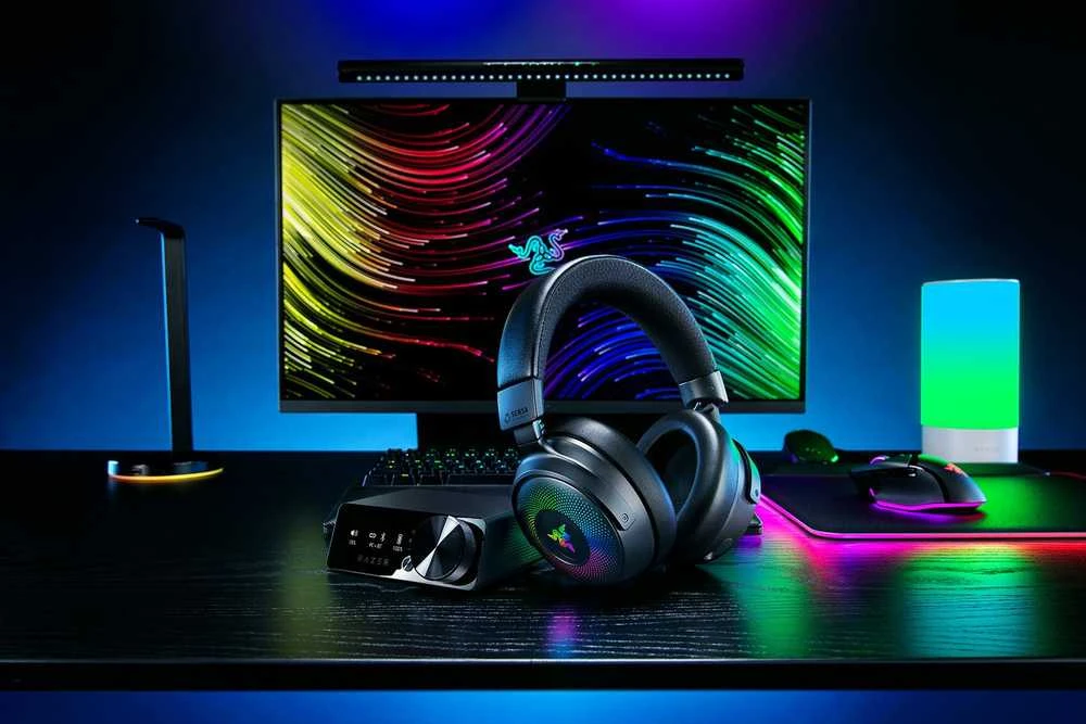 Razer Ausinės Žaidimams | Kraken V4 Pro | Bluetooth | Over-ear | Mikrofonas | Belaidės | Juodas