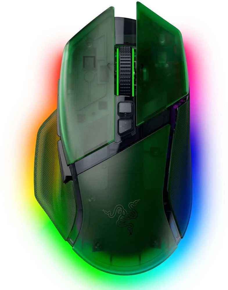 Pelė Myszka žaidimams Razer Basilisk V3 (35K) belaidė 35000 dpi optinė žalia