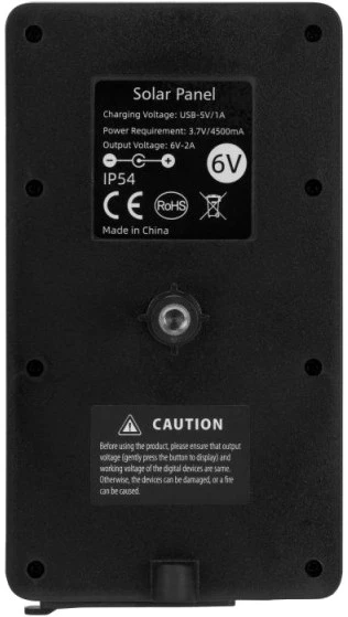 Saulės Energijos Priedas - Redleaf RD3019 Pro Trail Camera Saulės Įkroviklis Su USB Įkrovimu, -20°C Iki 80°C, Juodas