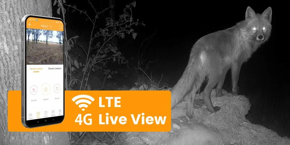 Stebėjimo Kamera - Redleaf RD7200 4G LTE 120 MP 4K Atsparus Vandeniui IP65