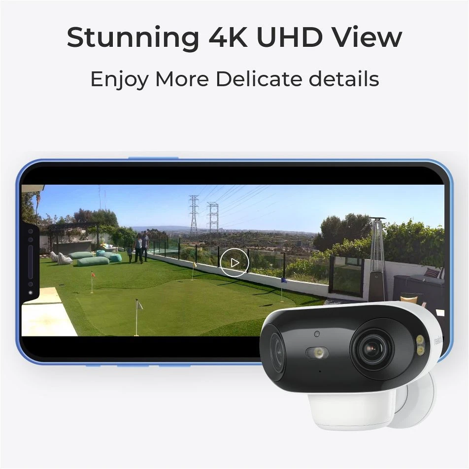 Akumuliatorinė kamera Reolink Argus B740X, 4K, 180°, Wi-Fi 6