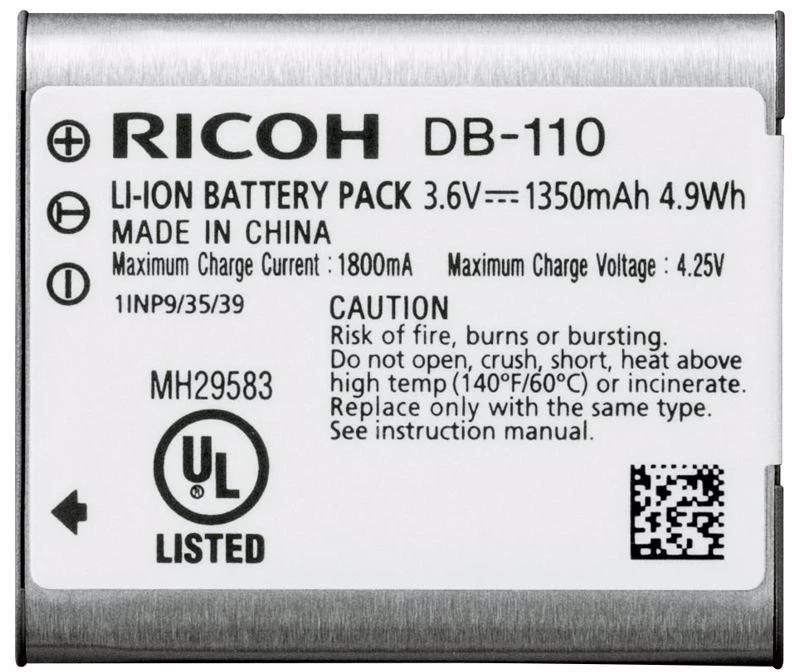 Ricoh DB-110 baterija su techniniu lipduku
