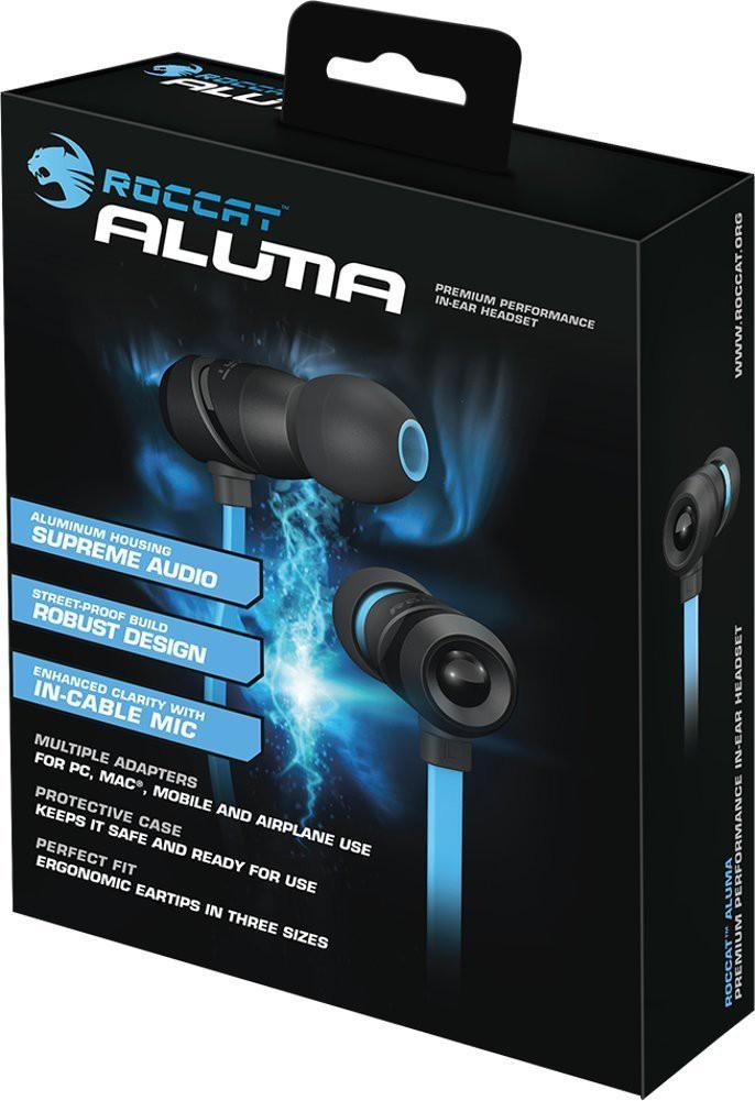 Į ausis įkišamos Ausinės Žaidimams Roccat Aluma, Juoda-mėlyna