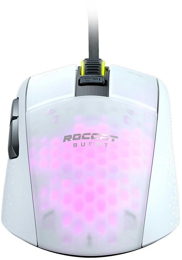 Lengva Žaidimų Pelė Roccat Burst Pro, Titan Optical Switch, 16000dpi, Balta