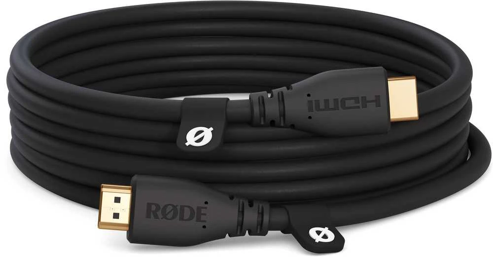 RODE 3 metrų HDMI laidas su auksuotomis jungtimis