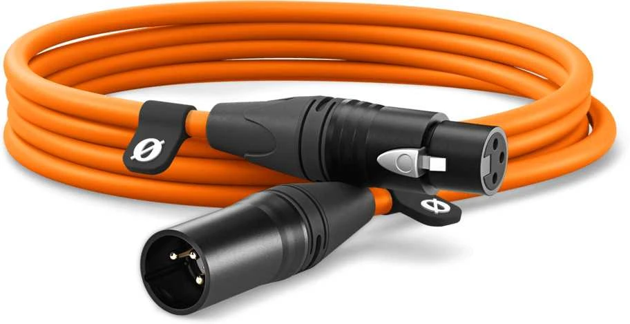 RODE XLR CABLE-3m oranžinis - XLR/XLR kabelis