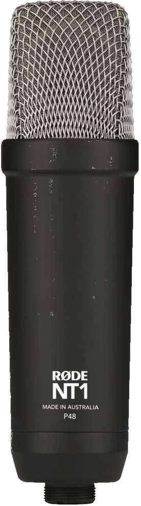 Kondensatorinio mikrofono komplektas Rode NT1 Signature, juodas