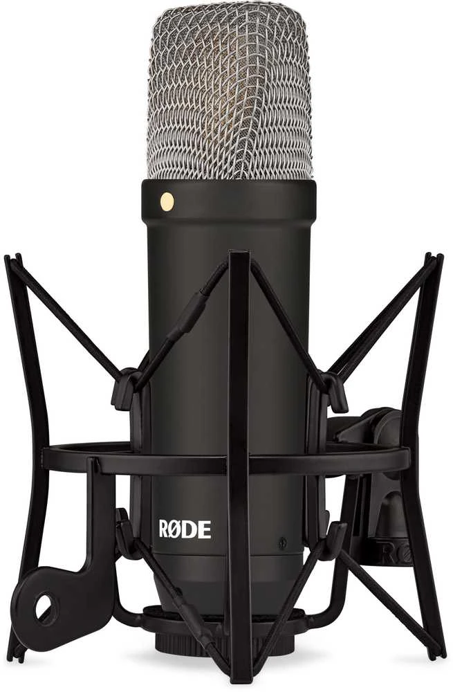 Kondensatorinio mikrofono komplektas Rode NT1 Signature, juodas