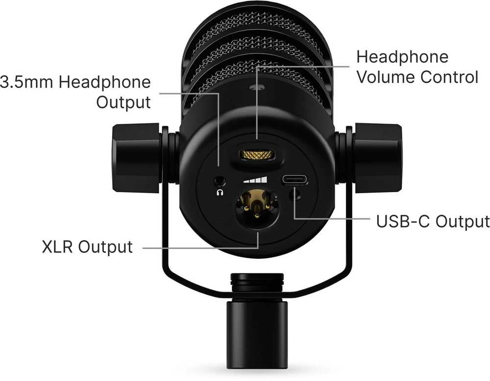 Rode RØDE PodMic USB Baltas - dinaminis mikrofonas podcast'ui