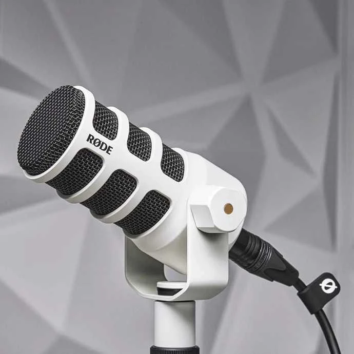 Rode RØDE PodMic - dinaminis mikrofonas, baltas