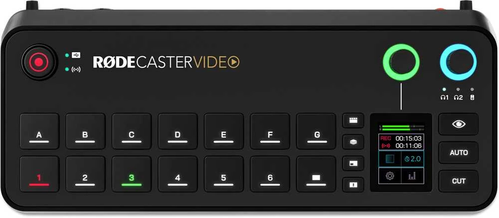 Rode RØDECaster Video – Podcast'ų kūrimo studija
