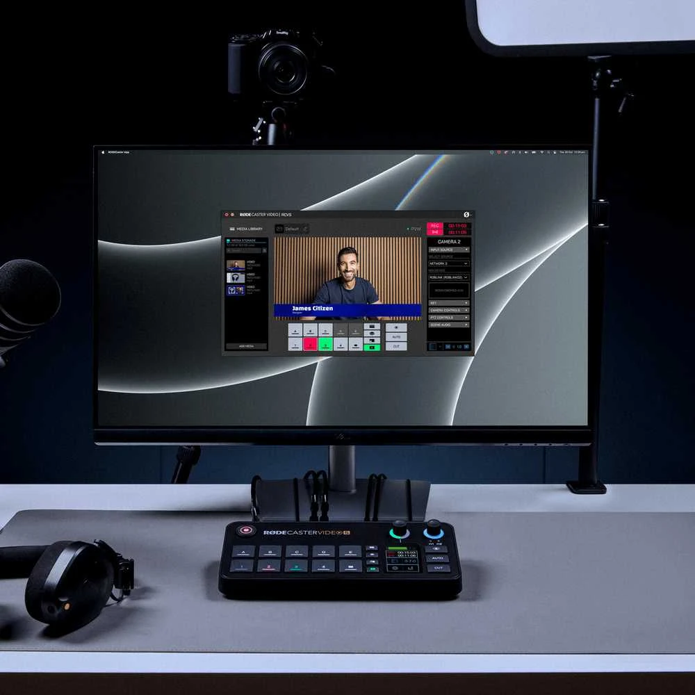 Rode RØDECaster Video S - video and audio production console, juodas
