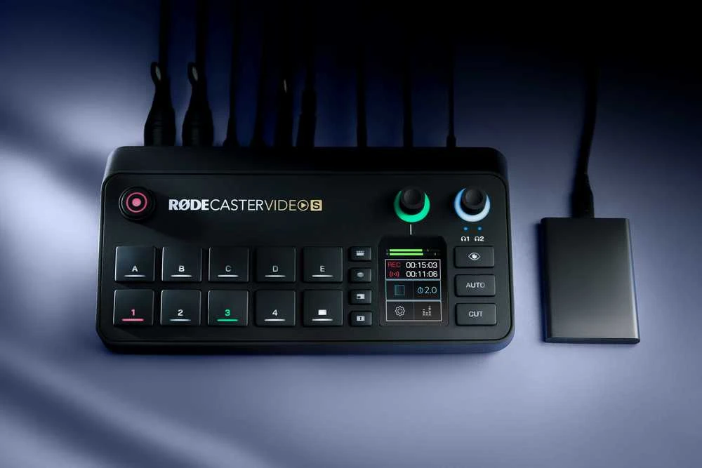 Rode RØDECaster Video S - video and audio production console, juodas