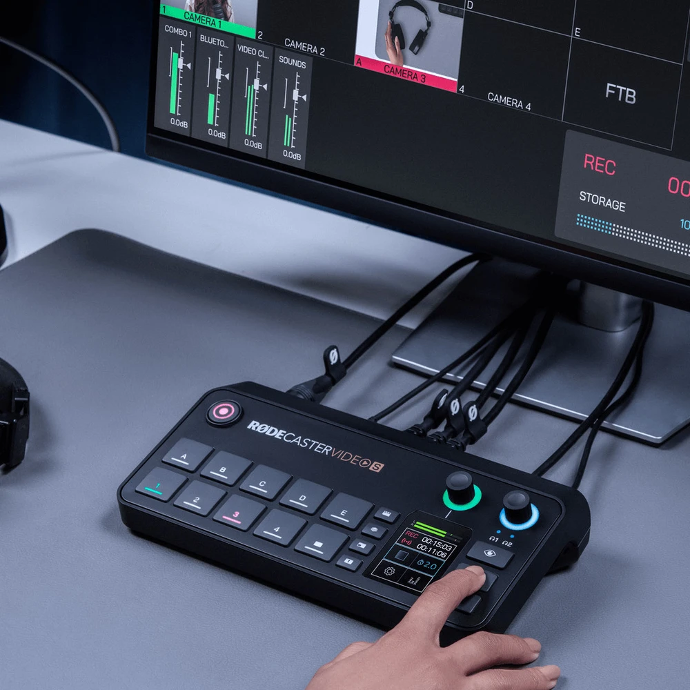 Rode RØDECaster Video S - video and audio production console, juodas