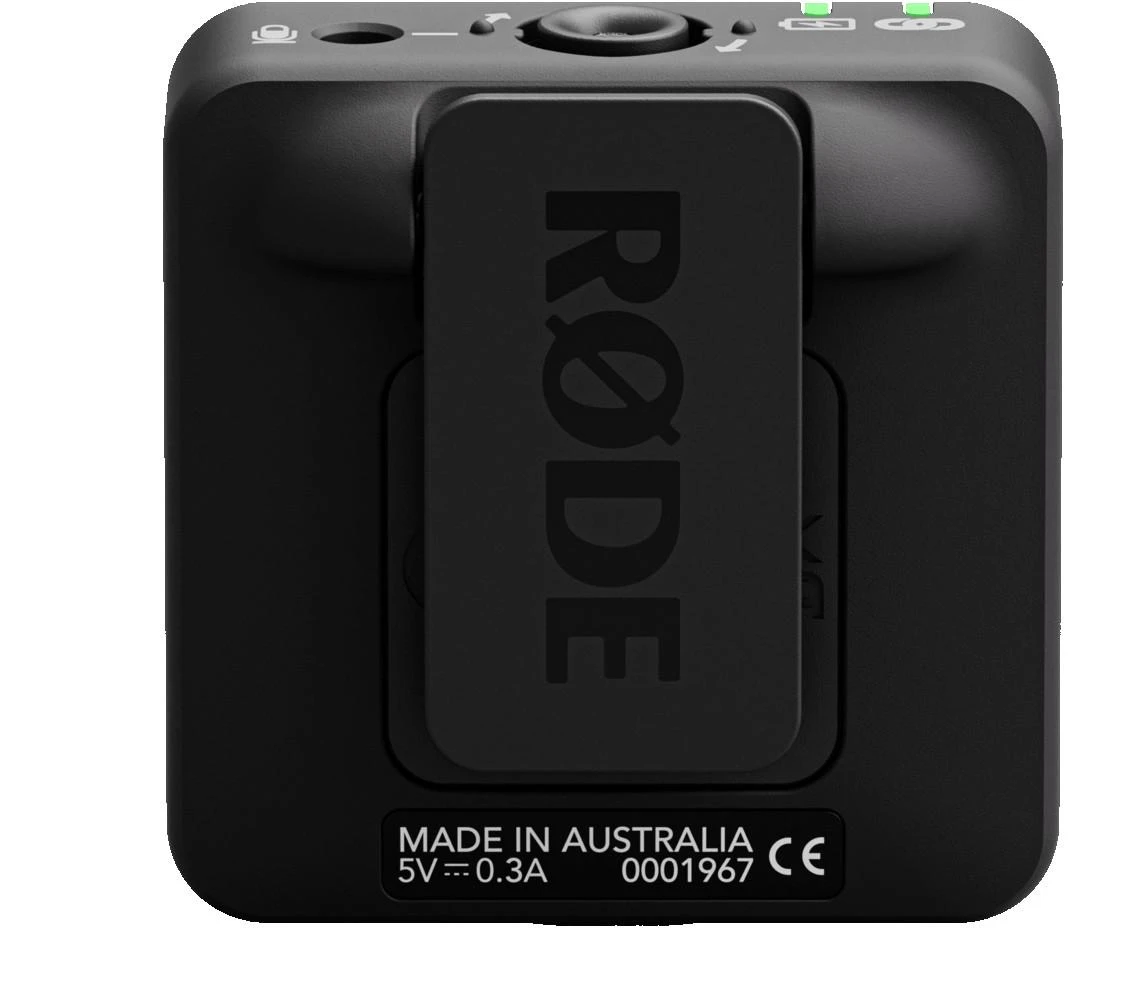 Rode Belaidė Mikrofono Siųstuvas - RØDE Wireless ME TX 100 m Diapazonas 7 val. Baterija Juoda
