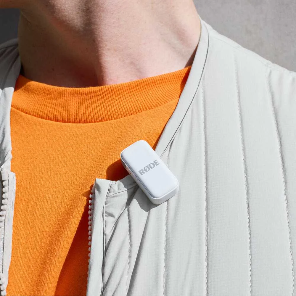 „Rode Wireless Micro“ (USB-C, „Baltas“)