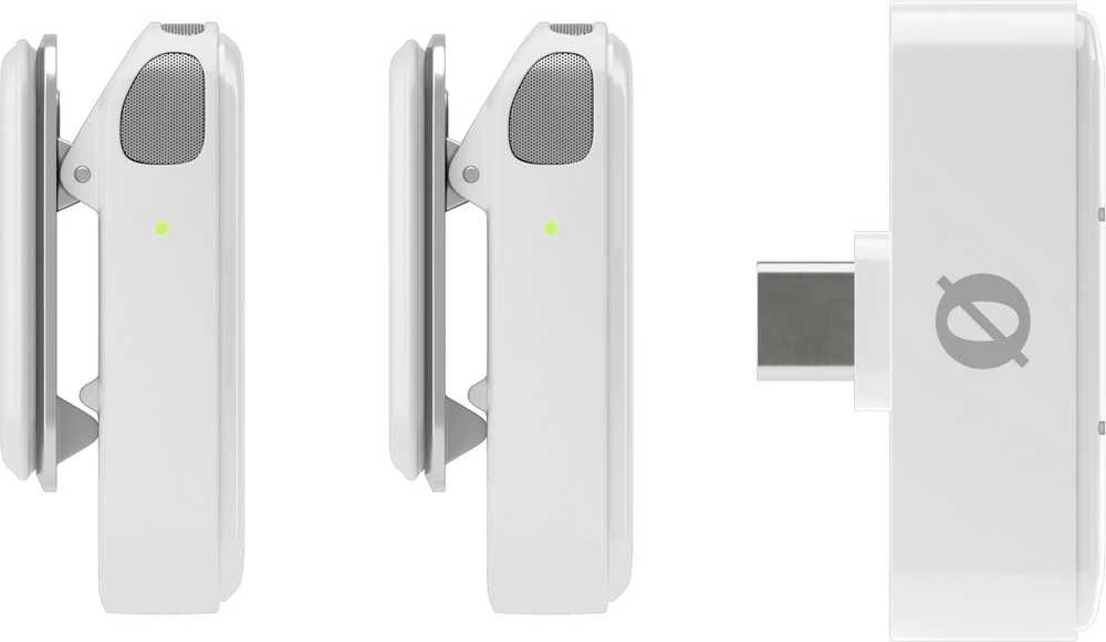 „Rode Wireless Micro“ (USB-C, „Baltas“)