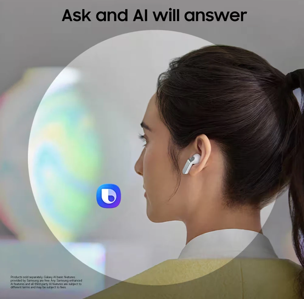 Ausinės Samsung Galaxy Buds 4 SM-R540NZKAEUE, juoda