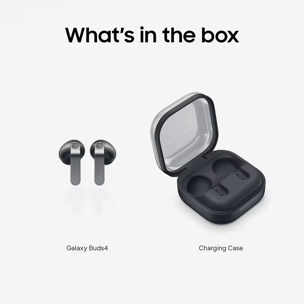 Ausinės Samsung Galaxy Buds 4 SM-R540NZKAEUE, juoda