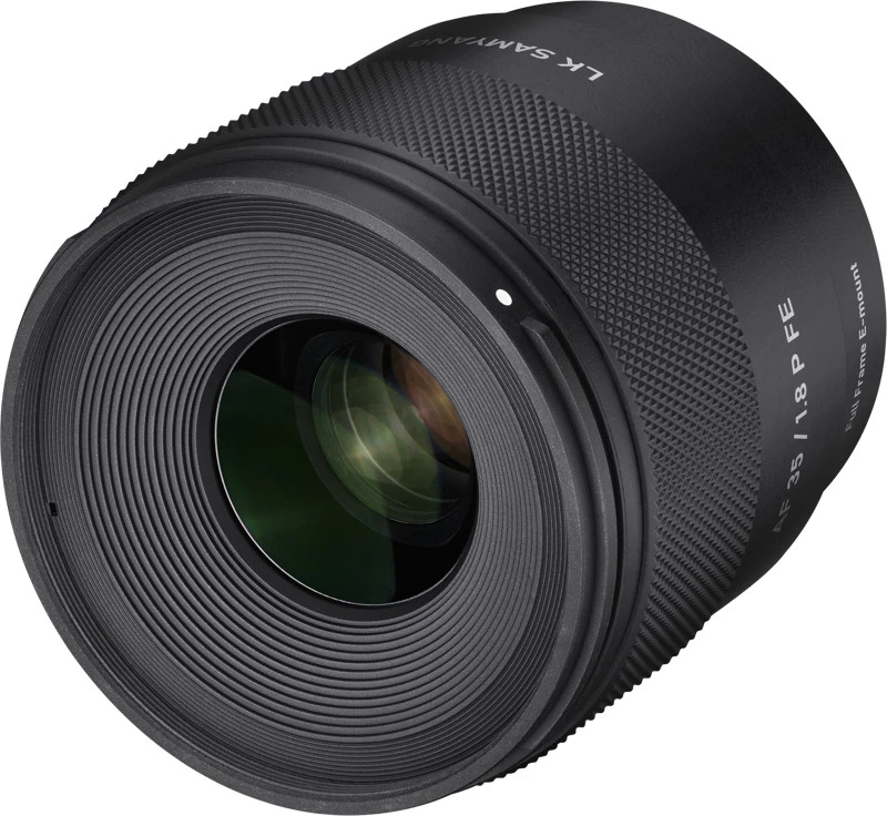 „Sony FE Samyang Samyang AF 35mm f/1.8 P“ objektyvas (viso kadro ir APS-C)