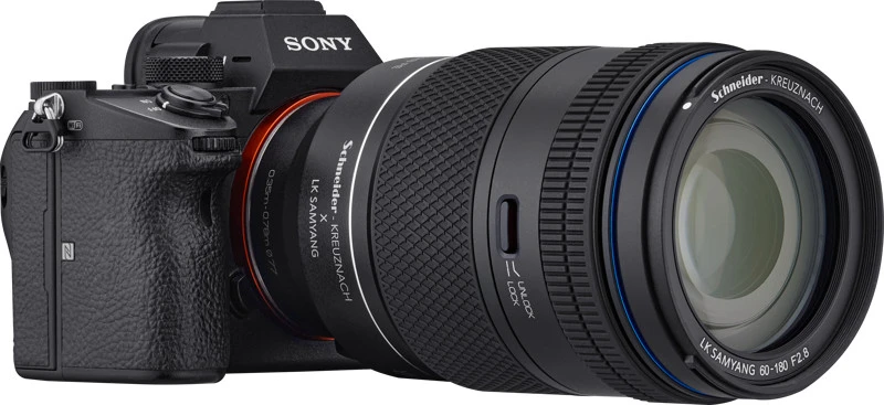 „Samyang AF 60-180mm F/2.8 Sony FE“ objektyvas (pilno kadro ir APS-C)
